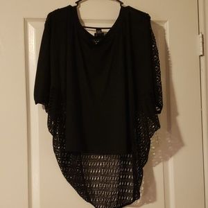 ❤ Torrid Black Mesh Top ❤